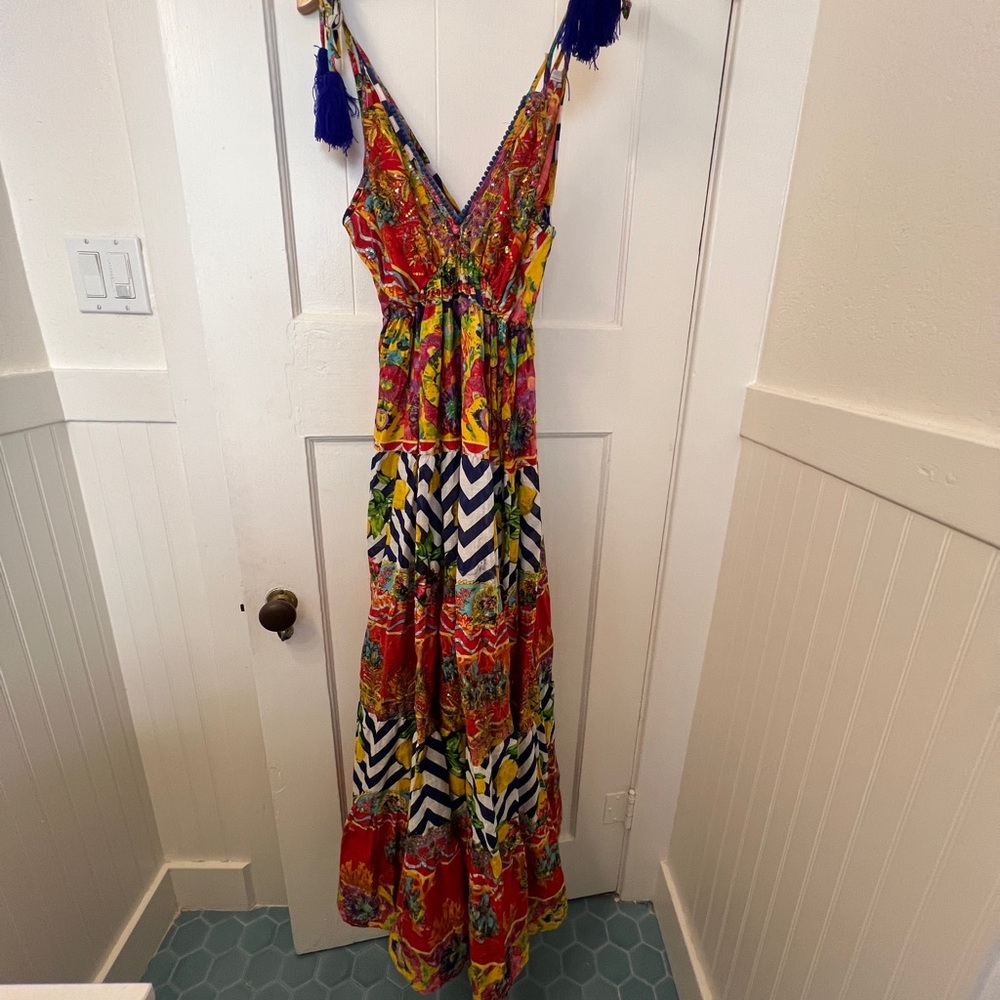 Floral Multicolor Maxi Dress